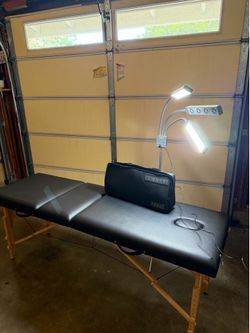 Lash Bed and Light with built in fan