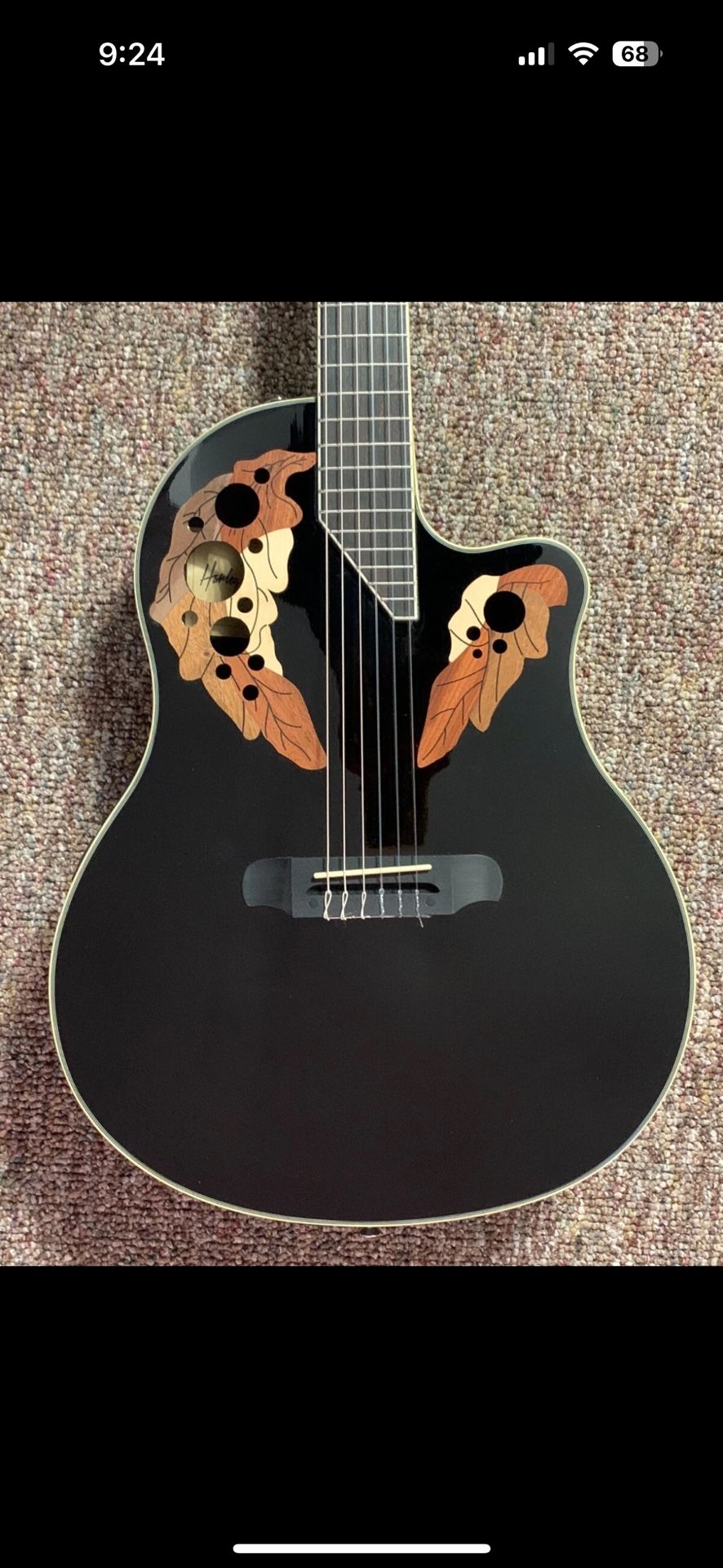 New Ovation Electric Acoustic W/ AMP And Djembe