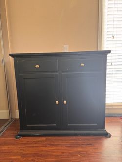 Dark wood dresser