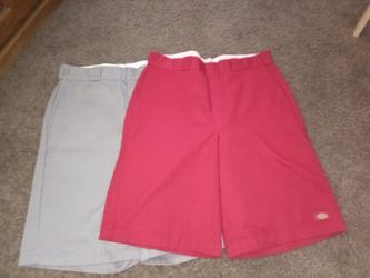 2 Pairs Dickies Shorts Size 36
