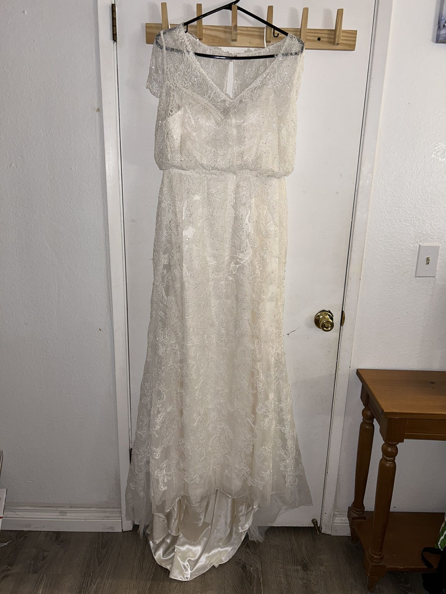 Melissa Sweet Wedding Dress MS251193 Color IVORY Women’s Design Luxury Sz 12