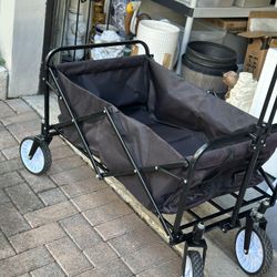 Large Utility Folding Wagon Cart  35x21