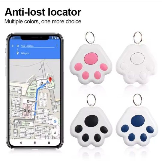 Pink Paw GPS Pet Tracker