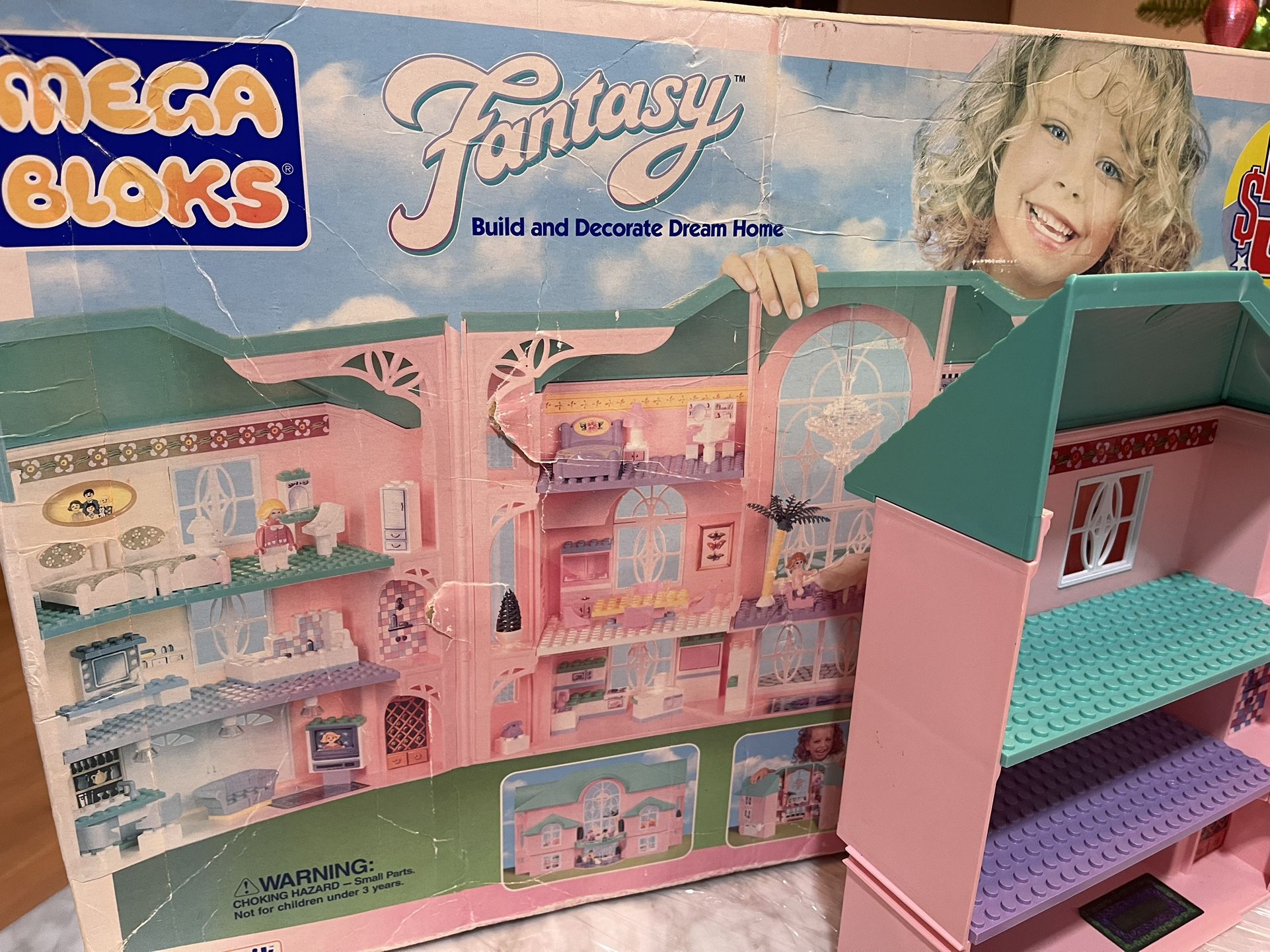 Vintage 1993 Mega Bloks Dollhouse Fantasy Dream Home 9401 Retired Ritvik for Sale in Redmond WA OfferUp