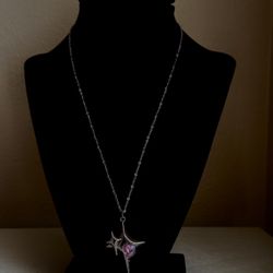 Sweet & Cute Silver Necklace - Lightweight Handmade Jewelry 