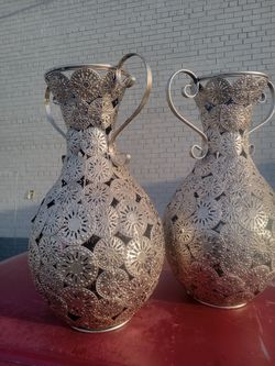 Metal Vase Decor