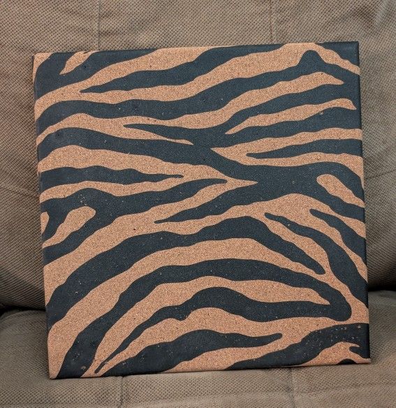 Zebra Cork Board