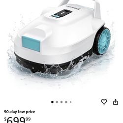 New-2026 Upgrade) Tnbacious Robotic Pool Cleaner, Cordless Automatic Pool Vacuum for Above Ground & Inground Pools, 100 Mins Runtime, Powerful Suction