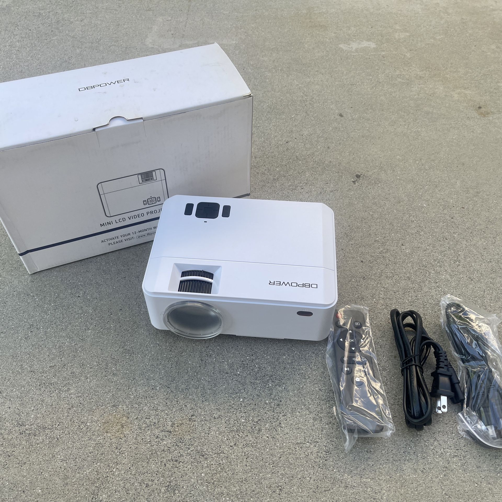 Mini Projector, 176'' 3000L LED Movie Projector, Home Theater Video Projector with HDMI Cable, Support 1080P/USB/VGA/AV/TV/Laptop/Phone