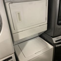 WHIRLPOOL LAUNDRY CENTER COMBO WASHER & DRYER ELECTRIC with FREE WARRANTY 