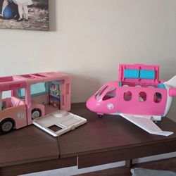 Barbie Motorhome And Plane