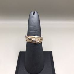  10K White Gold Diamond Crown Women’s Ring – Clearance $399.99 Was $2000!