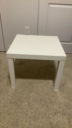 IKEA White Side Table – $10