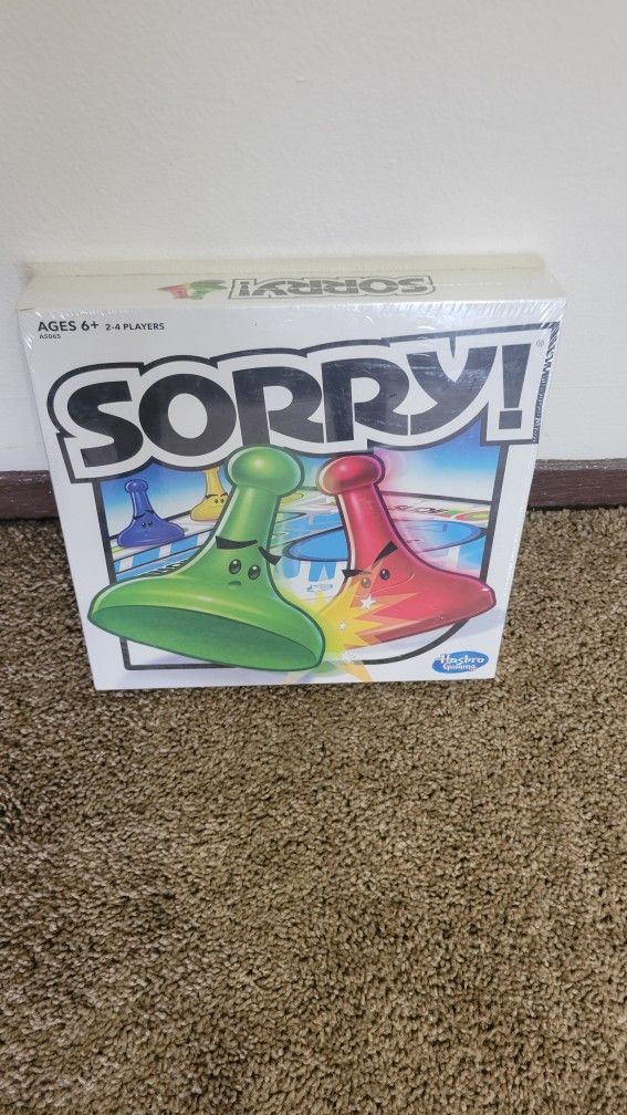 Sorry! Board Game Unopened