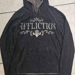Y2k reversible affliction hoodie
