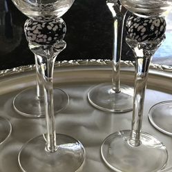 Glasses Italian Handblown Glass! NEW!