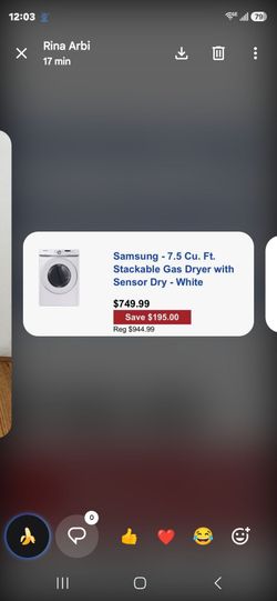 Samsung washer dryer