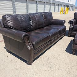 Leather Sofa Set From Havertys