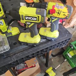 Ryobi Drill And Impact Combo 