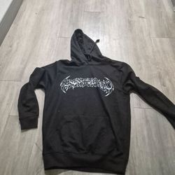Unintended "Bat Logo" Hoodie Size Adult Unisex Large 100% Cotton