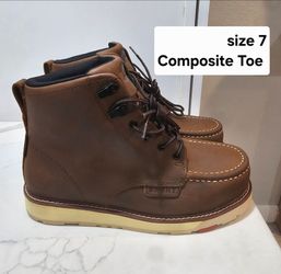 Brunt Composite Toe Work Boots Size 7