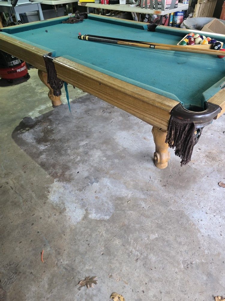 7 ft pool table.