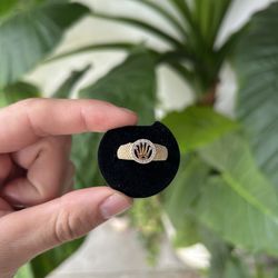 10k crown ring