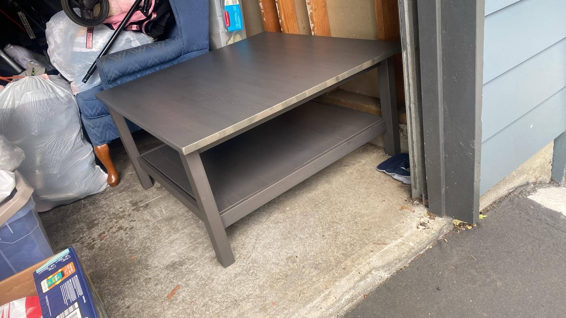 Dark Wood Coffee Table