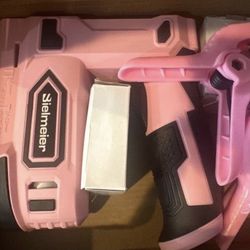Bielmeier 4V Cordless Staple Nail Gun - Pink - OPEN BOX