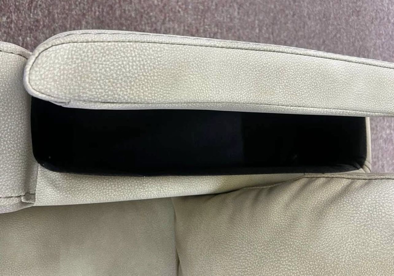 Furniture Zero Gravity Fabric Power Recliner Sofa Greymel