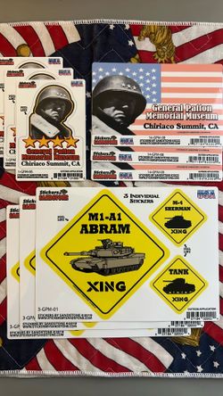 3 sets of stickers
