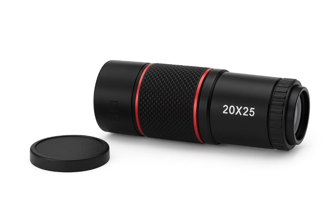 20x25 4K HD Telephoto Lens – Perfect for Hiking, Camping, Travel!