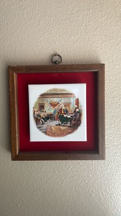 Vintage Declaration of Independence John Trumbull Decorative