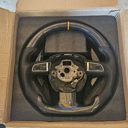 09-12 Audi Carbon Steering Wheel