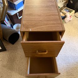 Wooden file cabinet