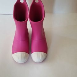 Crocs Pink Rain Snow Boots Size 13