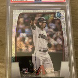 2023 BOWMAN CHROME MEGA BOX CORBIN CARROLL ROOKIE MOJO PSA 10