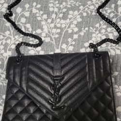 YSL Envelope Medium Chain Bag