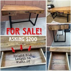 WOODEN DESK