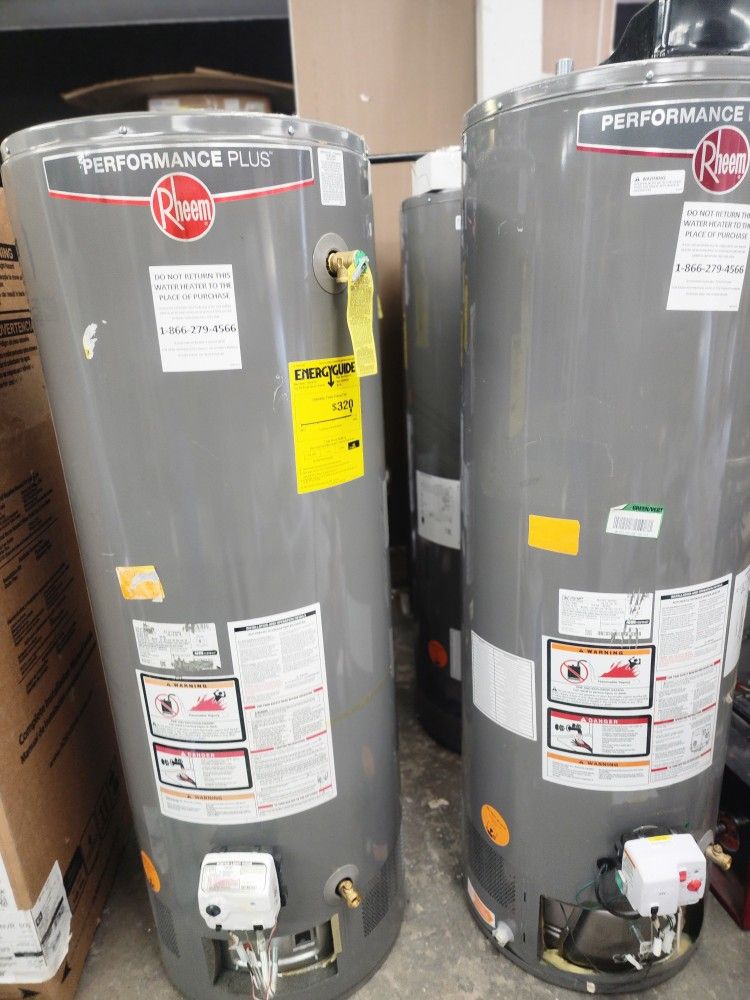 New Water Heater Rheem Performance Platinum 