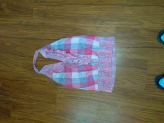 Pink Plaited Tube Top