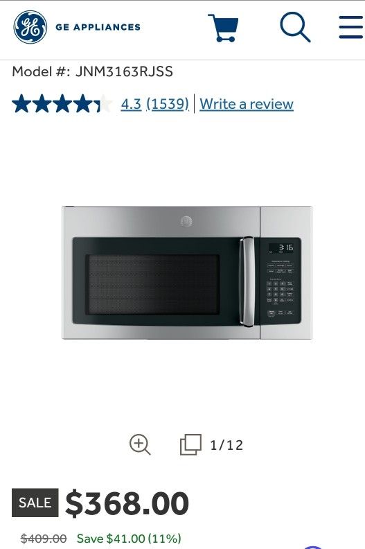 Over-the-Range Microwave