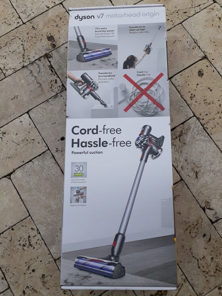 New sealed box Dyson v7 cordless stick vacuum