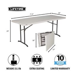 Life Time Foldable Table