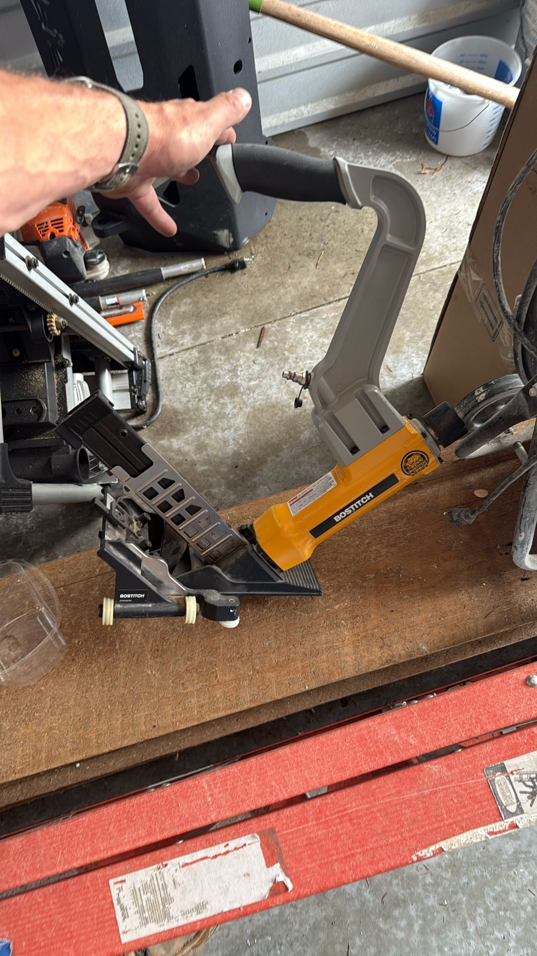 Bostitch Flooring Nailer With Nails