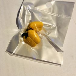 New Yellow Pepper Earring Set Extremely Lightweight