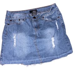 Ripped Jean Skirt | Hype | Size 9