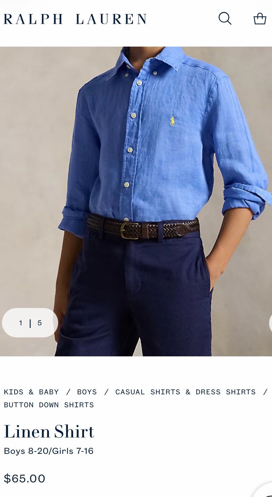 Polo Ralph Lauren Linen Shirt