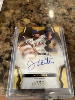 Jack Leiter Topps Five Star RC Auto Card