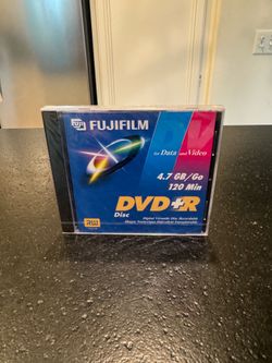 FujiFilm DVD-R Disc 4.7 GB/GO 120min Data Video Digital Recordable (New)